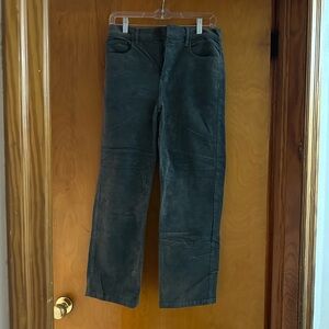 LOFT Women’s Dark Green Corduroy Pants